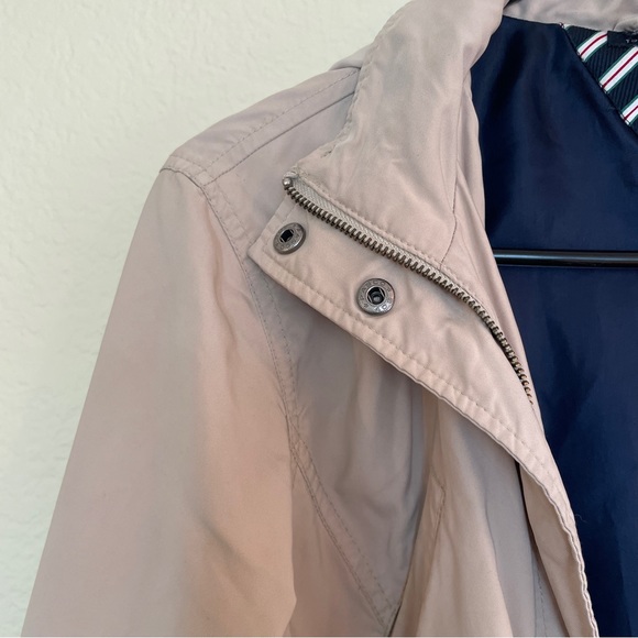 Vantage Y2K Tommy Hilfiger Beige Tan Military Army Jacket - Picture 6 of 10